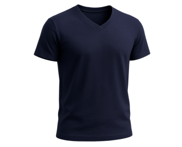  Lacivert V Yaka Tshirt