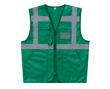 Yeşil Yönetici/Mühendis İkaz Yeleği