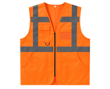 Turuncu Yönetici/Mühendis İkaz Yeleği