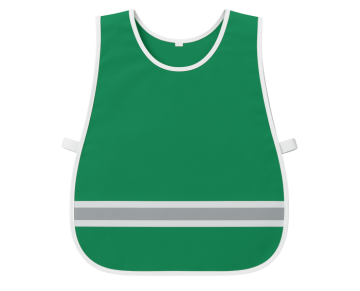  Yeşil-Beyaz Grökren Reflektifli Gezi Önlüğü