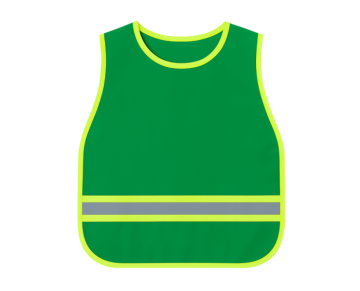 Sarı-Yeşil Grökren Reflektifli Gezi Önlüğü