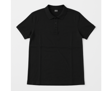 Siyah Polo Yaka Tshirt